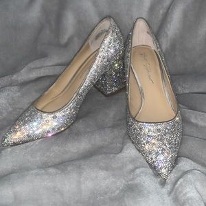 Bedazzled Chunky Heels